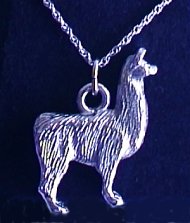 Standing Llama Necklace