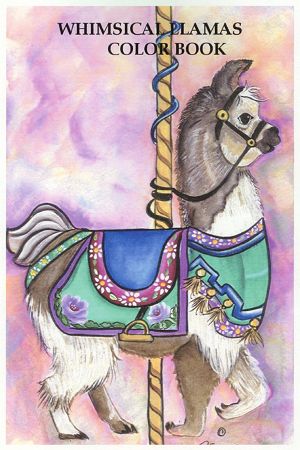 Whimsical Llamas Color Book