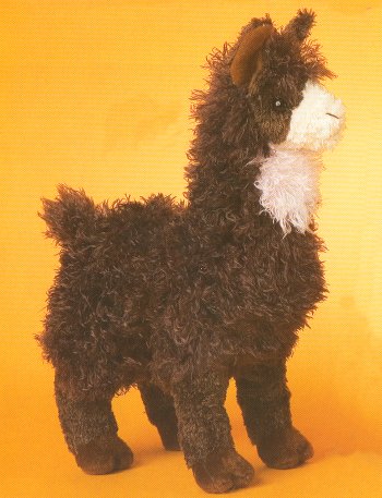 tall stuffed llama