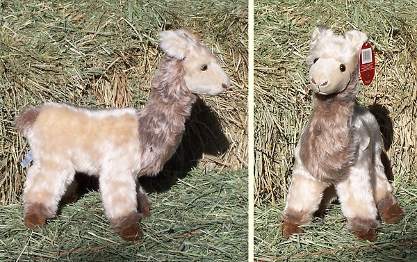 tall stuffed llama