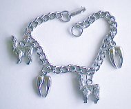 Standing Llama Charm Bracelet