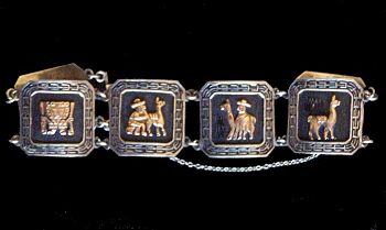 peru silver bracelet